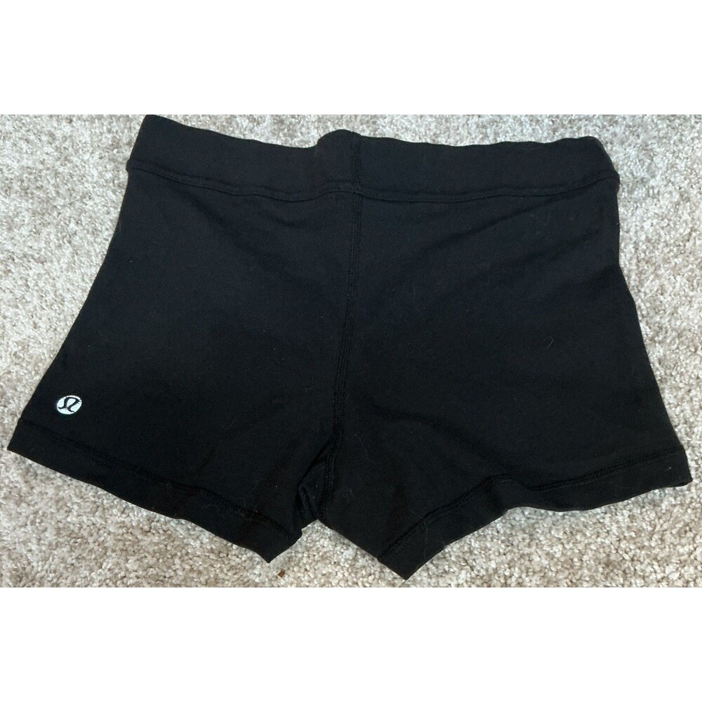 Lululemon Women’s Black Athletic Compression Shorts 2” Size 2